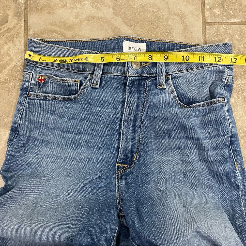 Hudson Blair High Rise Bootcut Crop Jeans Color Blue‎ (Brittany) Women’s Sz 26 - Picture 10 of 13
